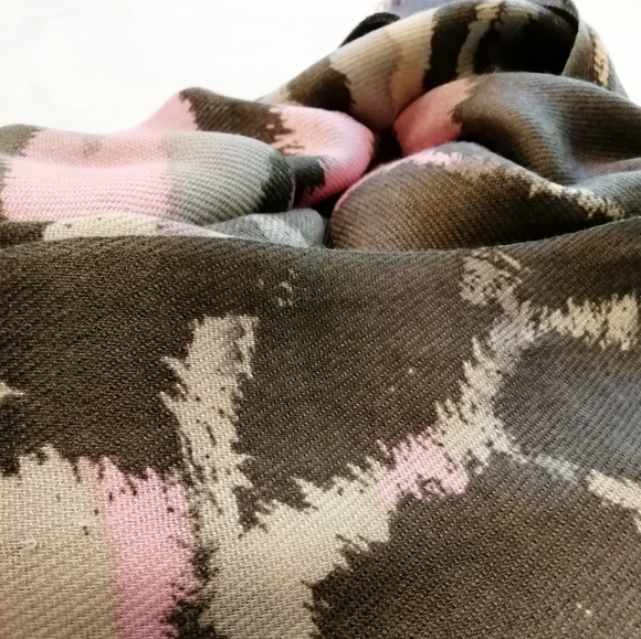 Fight Like A Girl Knit Tie Dye Scarf - Picture 6 of 7